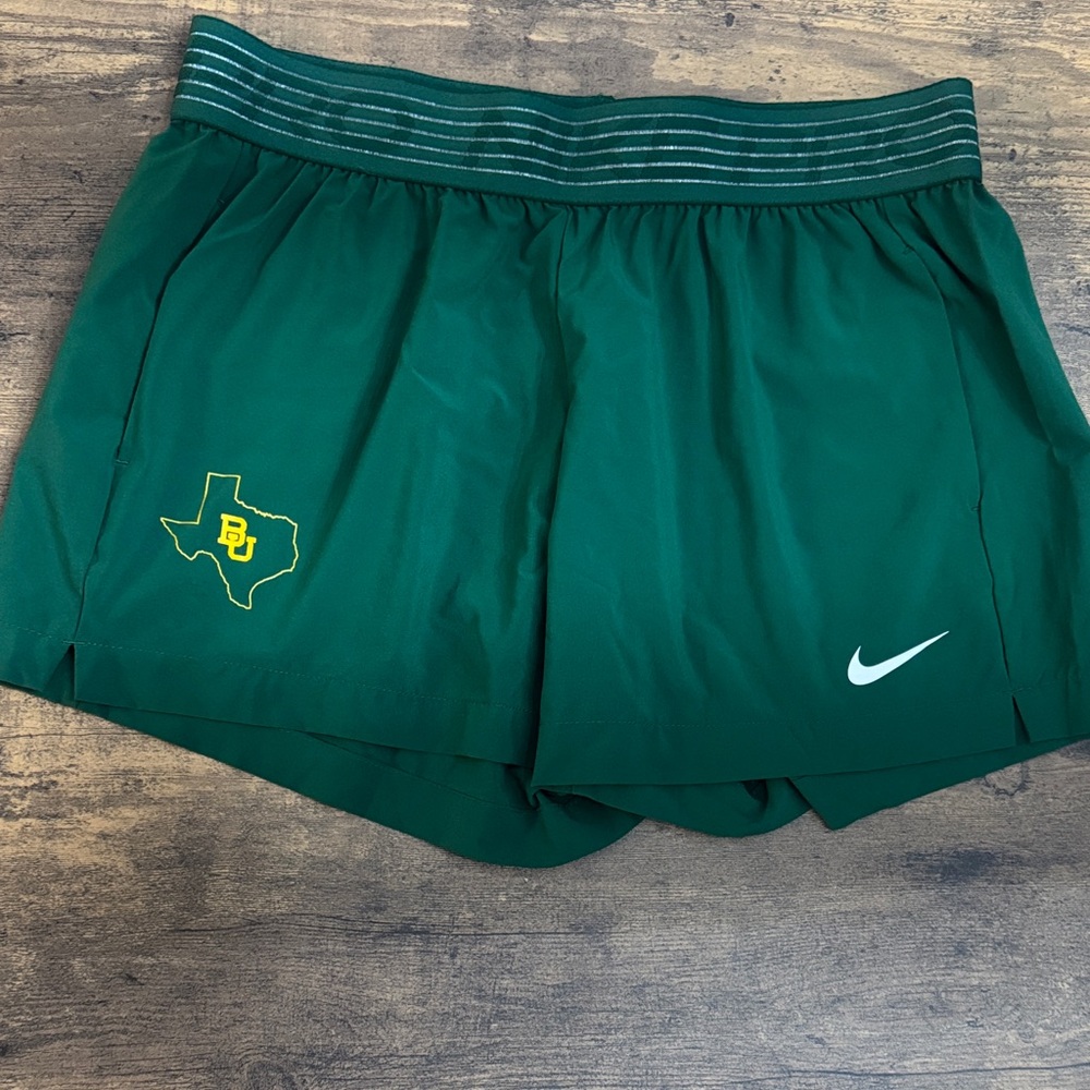 NWOT Baylor University Nike Dark Green Women's Athletic Shorts